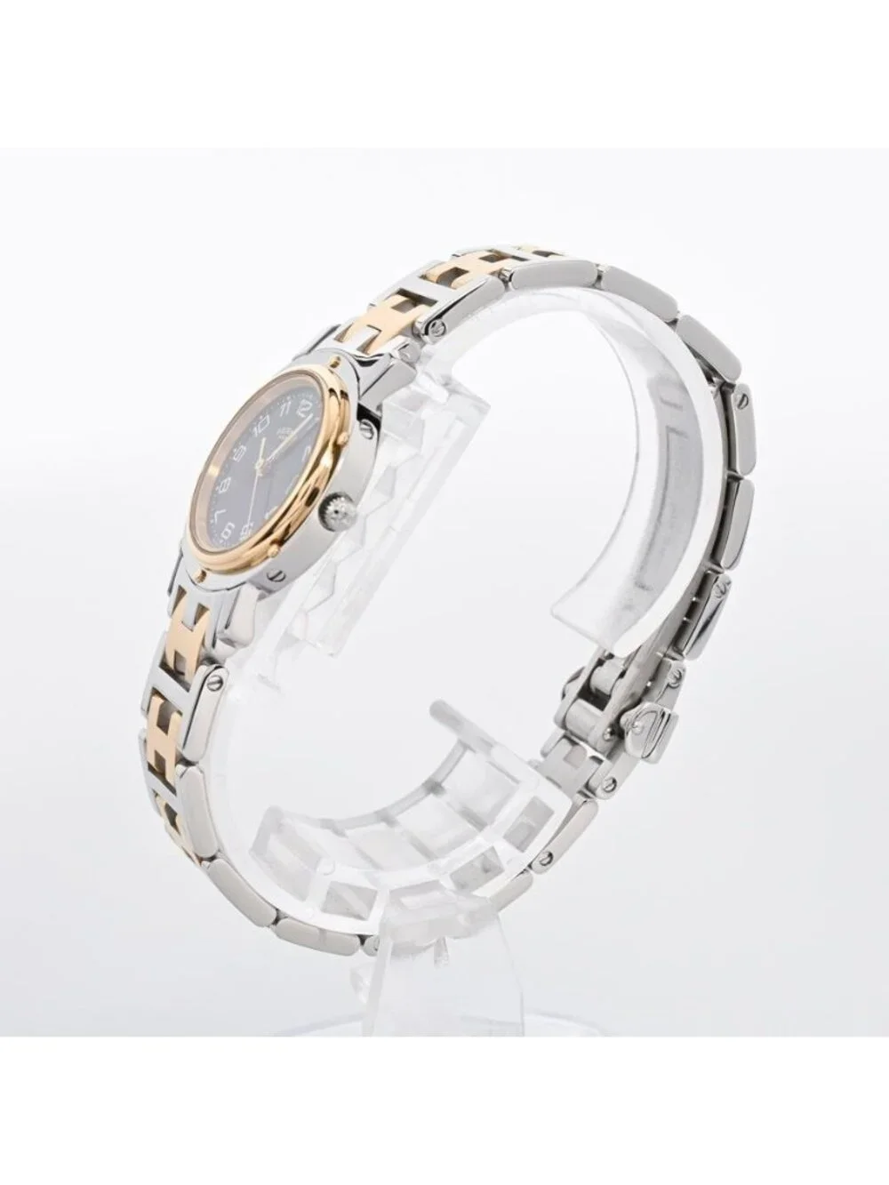 Hermes Watch Clipper Gold